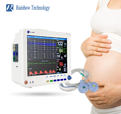 Monitor fetal materno de 220V 9 parámetros para mujeres embarazadas