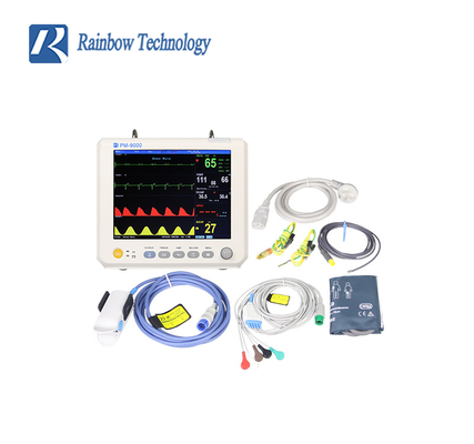 Equipo hospitalario ECG UCI Monitor portátil para pacientes con múltiples parámetros