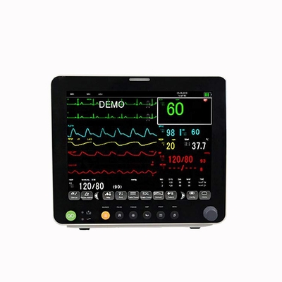 Pulgadas portátil multi del monitor paciente de la pantalla táctil del parámetro del hospital 12
