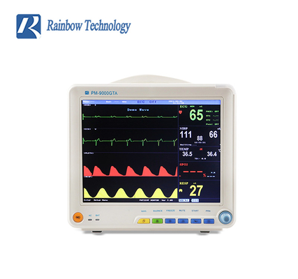 Monitor audible y visual del multiparámetro de la alarma con 12,1” exhibiciones de TFT LCD del color