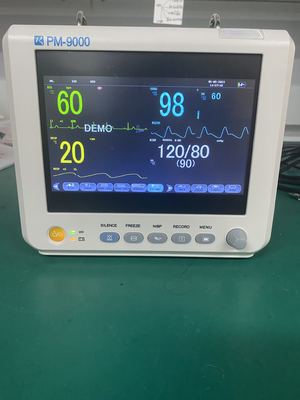 Primeros auxilios multi del monitor paciente de Vital Sign Ambulance ECG del parámetro PM-9000 7 pulgadas