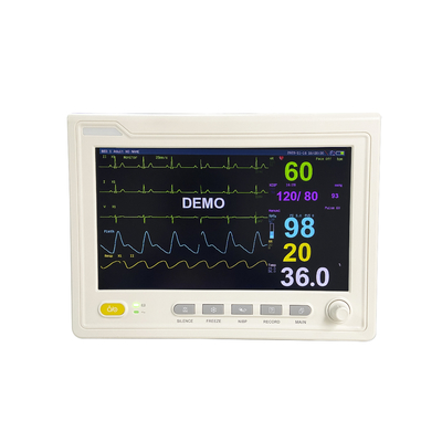 Equipo médico multiparámetro Monitor del paciente con ECG spo2 ETCO2 NIBP resp tem monitor