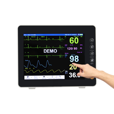 Monitoreo de parámetros múltiples Monitoreo de ECG médico quirúrgico para el hospital