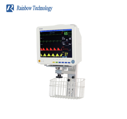 Precio barato Muebles de hospital Montado en la pared soporte para el paciente Monitor de signos vitales