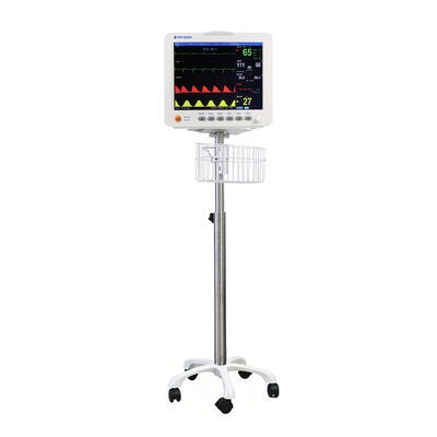 Buen hospital de calidad médica de metal carruaje con precio de fábrica para el monitor paciente