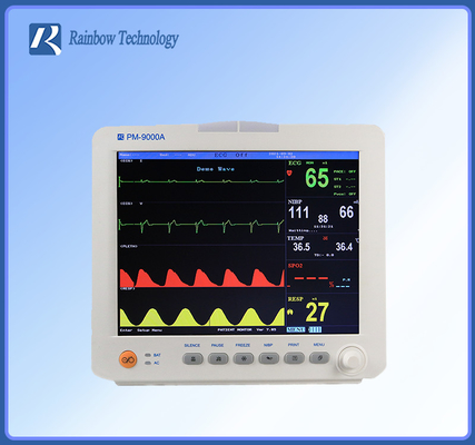 Monitor paciente del parámetro multi portátil de Icu para el hospital