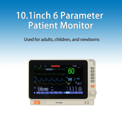 10 pulgadas de TFT LCD de capacidad antiinterferente fuerte modularizada portátil del monitor paciente