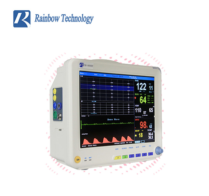 parámetro fetal del monitor 9 de 220V ECG monitor de parámetro multi de 12,1 pulgadas