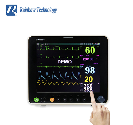 Monitor paciente Vital Sign del parámetro multi de la CCU de ICU pantalla táctil de 12,1 pulgadas