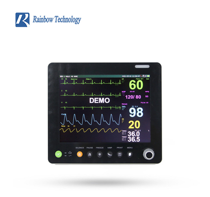 Monitor paciente multi de la pantalla táctil del parámetro con el equipamiento médico accesorio de la caja