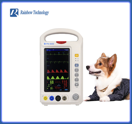 Monitor veterinario del multiparámetro de la alta exactitud con la transferencia de datos USB para la seguridad