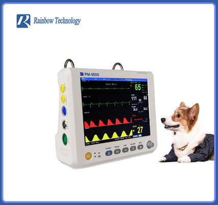 Instrumentos médicos Monitor de pacientes veterinarios con alarma audible / visible