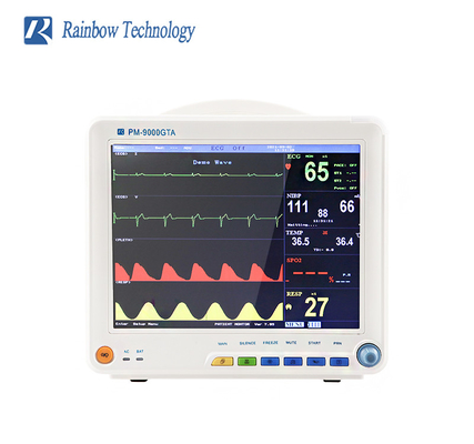 El monitor 12,1 de Vital Sign Multi Parameter Patient avanza lentamente el monitor portátil de ICU