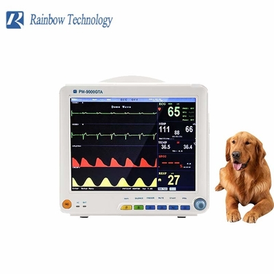 Monitor paciente veterinario de 12,1 pulgadas portátil para el paciente Vital Signs de los animales