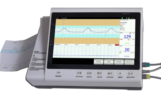 Los gemelos del hospital sondan el corazón fetal Rate Monitor With Printer de CTG