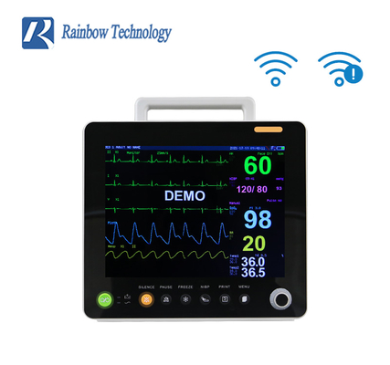 Monitor paciente modular listo para el uso el 12.1In para el diagnóstico de los pacientes cardiacos