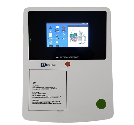 4Máquina de ECG médico de pantalla táctil de.3 pulgadas para el monitoreo de la salud corporal Certificación ISO