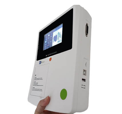 4Máquina de ECG médico de pantalla táctil de.3 pulgadas para el monitoreo de la salud corporal Certificación ISO