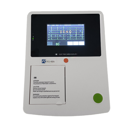 4Máquina de ECG médico de pantalla táctil de.3 pulgadas para el monitoreo de la salud corporal Certificación ISO
