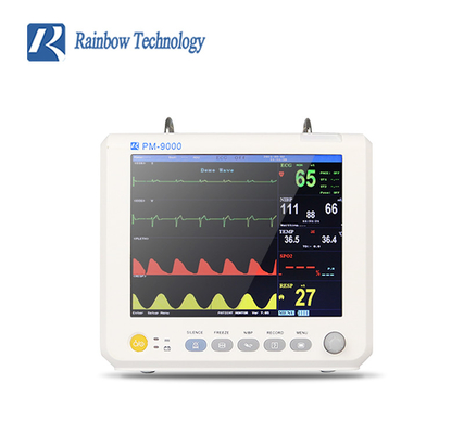 Carretilla médica del soporte de Vital Signs Patient Monitor With de 8 pulgadas del hospital opcional