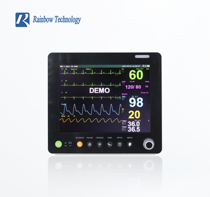 Instrumento de la ambulancia del hospital del monitor paciente del multiparámetro de PM-9000GTA