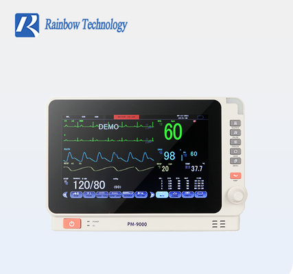 Monitor de signos vitales de parámetros múltiples TFT de 10,1 pulgadas junto a la cama