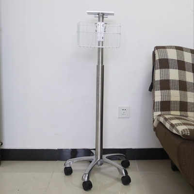 Trolley médico de acero inoxidable de hospital de nuevo estilo para monitor de pacientes