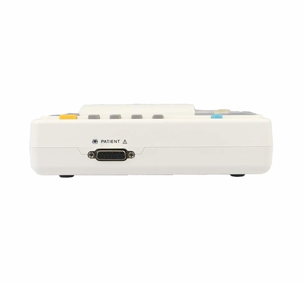 Monitor de ECG portátil de 6 canales Analista de pantalla táctil recargable Construido en batería de iones de litio