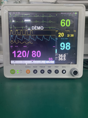 Monitor paciente médico de 12,1 pulgadas del equipo del hospital con multiparámetros del CO2