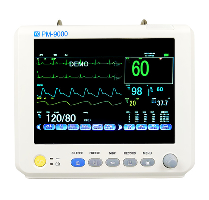 Cabecera emergencia de Vital Signs Monitor For Hospital de 7 multiparámetros de la pulgada