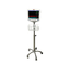 Trolley de monitoreo de pacientes de hospital móvil de aleación de aluminio con cesta