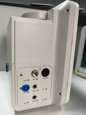 12.1 pulgadas monitor de paciente recargable fácil de usar interfaces USB máquina de ECG hogar hospital