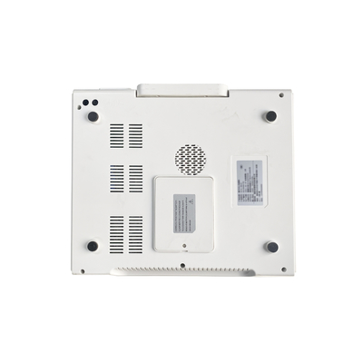 12 de plomo portátil de 10 pulgadas de pantalla táctil de 6 canales de soporte de ecg monitor
