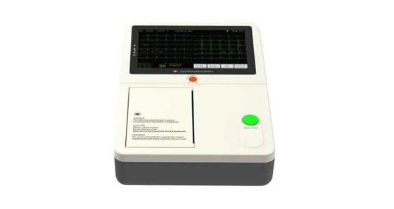 6 canales portátil de electrodos de ECG para el hospital Electrocardiograma Electrocardiógrafo