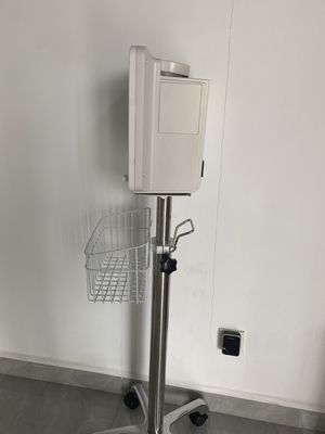 Carrito móvil de monitor de pacientes médicos con altura ajustable