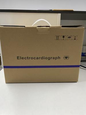 12 Leads holter Electrodos de ECG Máquina de 6 canales electrocardiograma