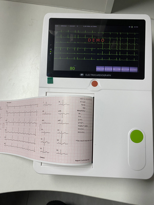 12 Plomo 6 canales electrocardiógrafo Tres canales máquina de ecg ecg