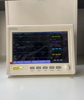 10.1 pulgadas máquina portátil de ECG signos vitales monitor del paciente para uso hospitalario