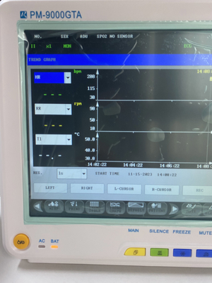 Monitoreo de parámetros múltiples para el análisis de ECG NIBP 12.1&quot; de uso hospitalario