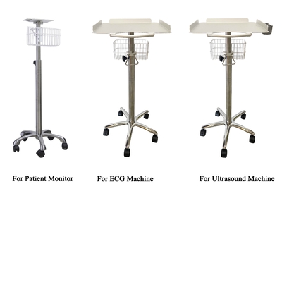 Utilización de alta calidad del hospital del paciente ECG monitor Trolley