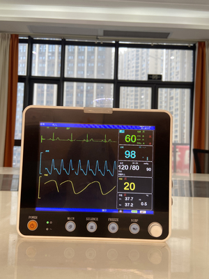 8 pulgadas de pantalla LCD multiparámetro monitor del paciente para la UCI del hospital