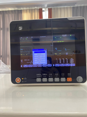 Monitoreo de pacientes de parámetros múltiples con ECG Resp SpO2 Nibp Temp y soporte móvil OEM disponible