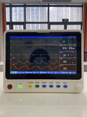 China Manufacturer's Portable 10 pulgadas Ultra delgado monitor del paciente de parámetros múltiples de la cama de examen dental de la terapia de equipo