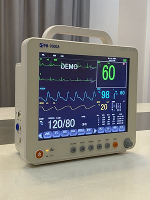 Monitor de signos vitales multiparamétrico de 12.1 pulgadas para clínica veterinaria de animales, fuente de alimentación eléctrica hecha de plástico
