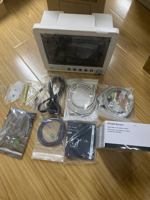 Monitor de paciente multiparamétrico TFT LCD a color de 12.1'' con 1 año de garantía y diseño compacto de 30*27*30CM