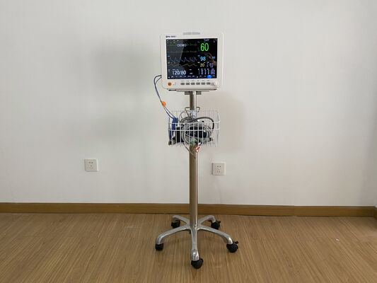 12.1 pulgadas de uso del hospital de signos vitales máquina de múltiples parámetros de monitor del paciente para la sala de cuidados intensivos