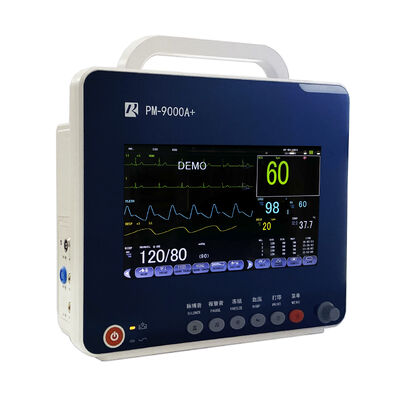 10-Inch Electric Multi Parameter Patient Monitor with 6 Parameters for ICU Vital Signs Monitoring