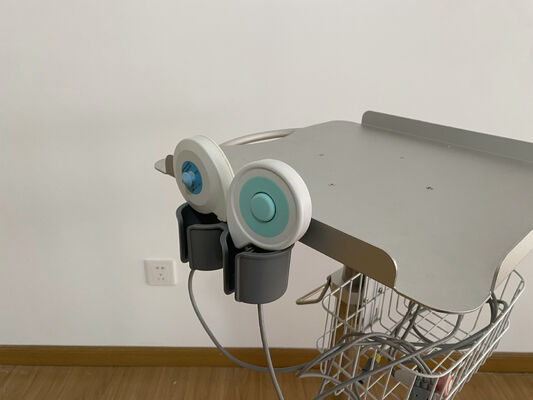 Carro con cesta móvil para máquina de ECG y máquina de ultrasonido