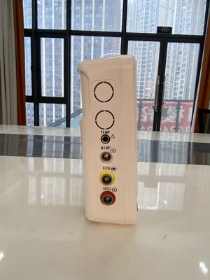 Monitor médico de ECG portátil de 10 pulgadas para sala de ambulancia, multiparámetro, portátil para cuidados críticos, monitor cardíaco