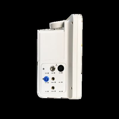 12.1 Pantalla LCD a color de varios parámetros con monitor de pacientes de 6 parámetros (ECG/HR/RESP/SPO2/NIBP/Temp) y montable en un carrito o en un soporte de pared